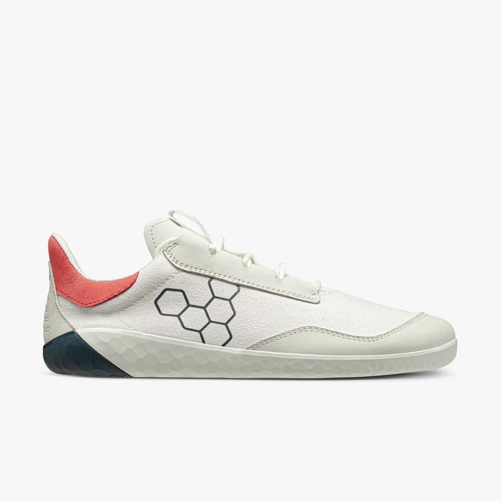 Vivobarefoot Geo Shell Hvite Joggesko Dame [9-DXWQ]